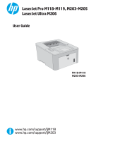 HP LaserJet Pro M118-M119 series Owner's manual