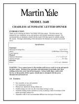 Martin Yale 1648 User manual
