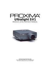 Proxima Ultralight SV1 User manual