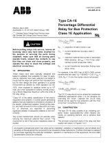 ABB CA-16 Instruction Leaflet