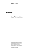 Tektronix Phaser 550 User manual