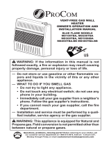 ProCom Heating MD300TBA-BB Installation guide