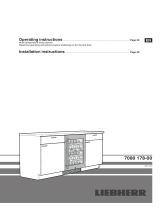 Liebherr UWTes 1672 Vinidor Operating instructions