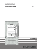 Liebherr ECBN 5066 PremiumPlus Operating instructions