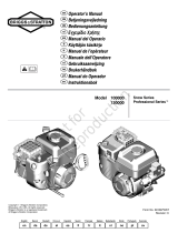 Simplicity ENGINE, MODEL M10D100 M13D100, SNOW User manual