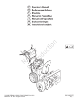 Simplicity SNOWTHROWER, DUAL STAGE, NON-BRANDED User manual