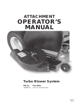 Simplicity TURBO BLOWER SYSTEM User manual