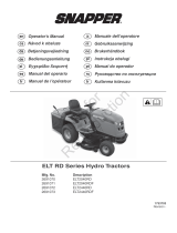 Simplicity SNAPPER CE, ELT RD SERIES RIDING MOWERS User manual