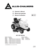 Simplicity TRACTOR, ALLIS-CHALMERS AC130 SERIES (DOMESTIC/CANADA) User manual