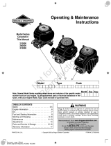 Briggs & Stratton 280000 Series Operating instructions