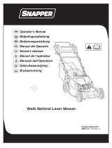 Simplicity WALKBEHIND MOWER, SNAPPER User manual