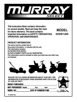 Simplicity 17.5HP LAWN TRACTOR WITH FREE CART User manual
