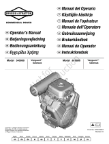 Simplicity ENGINE, MODEL 540000 610000, VANGUARD, GASEOUS User manual