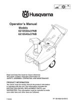 Simplicity HUSQVARNA SINGLE STAGE SNOWTHROWER User manual