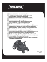 Simplicity REAR ENGINE RIDER CE, SNAPPER User guide