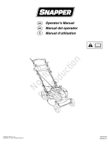 Snapper 7800981 User manual