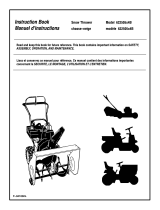 Simplicity 22" 5.0HP DUAL STAGE SNOWTHROWER User manual