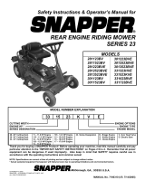 Snapper 331323HVE (84885) User manual