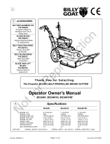 Billy Goat BC2401HE User manual