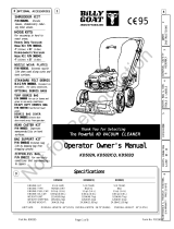 Billy Goat KD502ICQ User manual