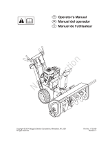 Simplicity SNOWTHROWER, DUAL-STAGE, GROUP B, ANSI User manual