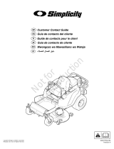 Simplicity RIDER, ZTR, SIMPLICITY User guide