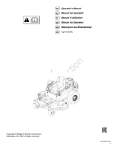 Simplicity RIDER, ZTR, EXPORT User manual