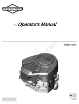 Simplicity ENGINE, MODEL 44J677 User manual