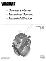 Simplicity ENGINE, MODELS 611400, 613400, 61E400, 61G400, VANGUARD, MARINE User manual
