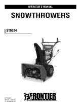 Frontier INTERMEDIATE SNOWTHROWER User manual