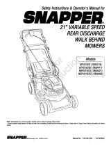 Snapper 7800179 User manual