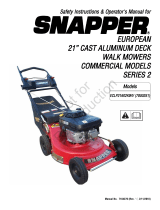 Simplicity MANUAL, OPS, ECLP21602KWV User manual