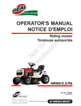 Simplicity OPERATOR'S MANUAL FOR BEAL TRACTOR MODEL EBL125380 (7800496) User manual