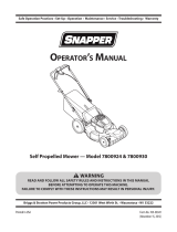 Simplicity WALKBEHIND MOWER, SP80, 7800924 7800930 User manual