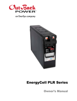 OutBack Power EnergyCell PLR Owner's manual