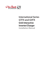 OutBack Power GVFX3024E International Series Installation guide