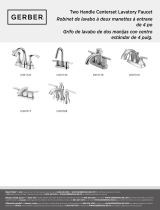 Gerber Draper Two Handle Centerset Lavatory Faucet User manual