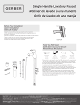 Gerber Amalfi Single Handle Top Control Lavatory Faucet User manual