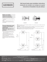 Gerber Sirius Two Function Wall Mount Body Spray User manual