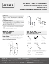Gerber Opulence Two Handle Bridge Faucet User manual