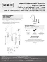 Gerber Melrose Single Handle High-Rise Kitchen Faucet User manual