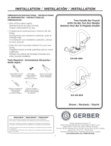 Gerber GC444454 User manual