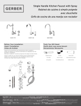 Gerber Opulence Single Handle Kitchen Faucet User manual