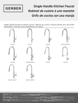Gerber Vaughn Single Handle Pull-Down Kitchen Faucet User manual