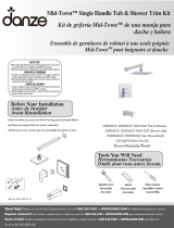 Gerber Mid-Town Single Handle Tub & Shower Trim Kit User manual