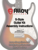 Alloy Guitars S-Style Guitar Kit User manual