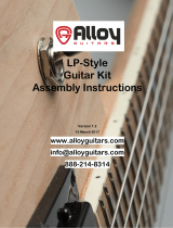 Alloy Guitars LP-Style Guitar Kit User manual
