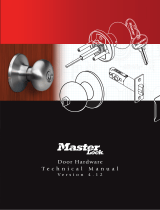 Master Lock DSC0732DKA4 Installation guide