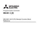 Mitsubishi Electric MELSEC iQ-R CPU Module Function Block Owner's manual