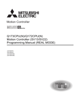 Mitsubishi Electric SV13/22(REAL MODE) Programming Manual